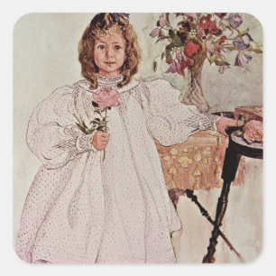 Pegatina Cuadrada Gladys, 1895