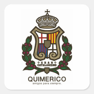 PEGATINA CUADRADA GLAN CATALANISMOシール