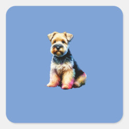 Pegatina Cuadrada Glen of Imaal Terrier Dog