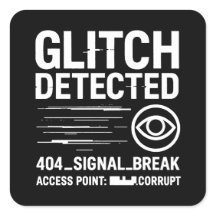 GLITCH DETECTADO - Transmisión de señal dañada