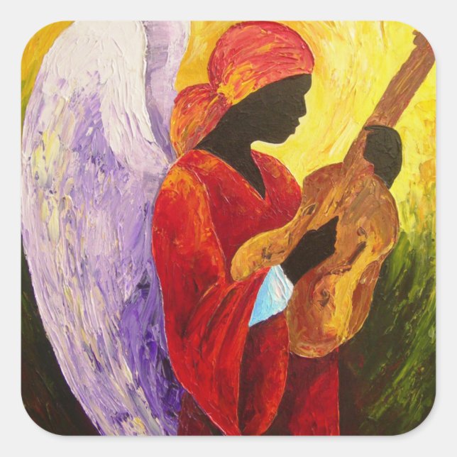 Pegatina Cuadrada Gloria en Excelcis Deo 2011 (Anverso)