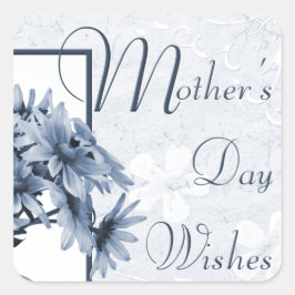 Pegatina Cuadrada Gloriosa Daisies