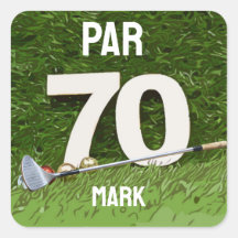 Golf 70 Aniversario Par setenta para golfista
