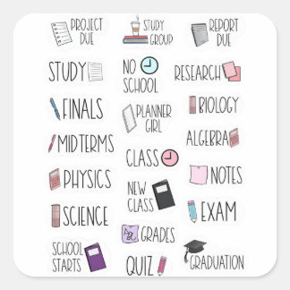 Pegatina Cuadrada GoodNotes Paquete de Pegatinas Digitales | pegatin
