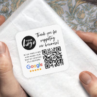 Google Reviews Gracias al logotipo QR Code