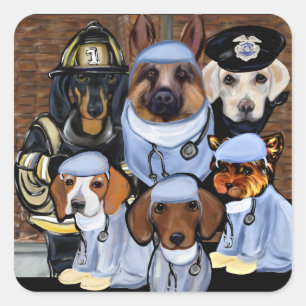 PEGATINA CUADRADA GRACIAS