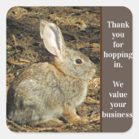 Gracias a Adorable Bunny Pun Apreciación del Clien