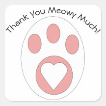 Gracias a Cat Paw Cute Personalizar