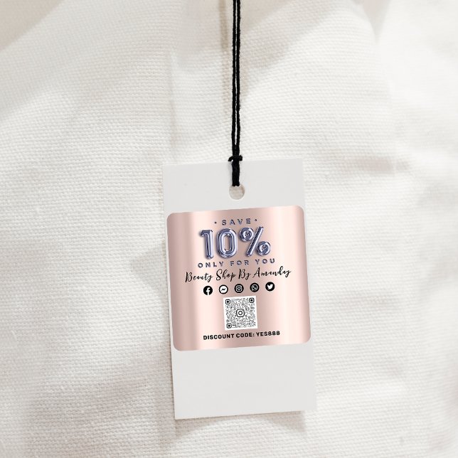 Pegatina Cuadrada Gracias a la compra 10% de descuento del Rosa de C (Subido por el creador)