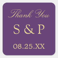 Gracias a la Purple Golden Beige Wedding