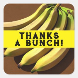 Pegatina Cuadrada Gracias a un grupo