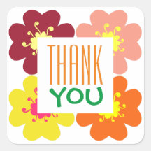 Gracias cumpleaños gráfico de flores