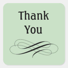 Pegatina Cuadrada Gracias pegatinas