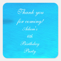 Gracias Personalizado de la fiesta de cumpleaños d