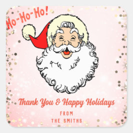 Pegatina Cuadrada Gracias por la visita guiada de Navidades Jolly Sa