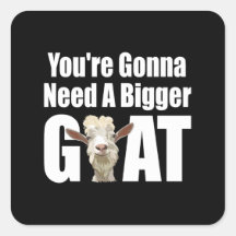 Graciosa cabra más grande en fondo negro