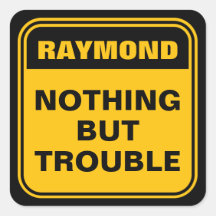 Gracioso amarillo nada más que la señal de adverte