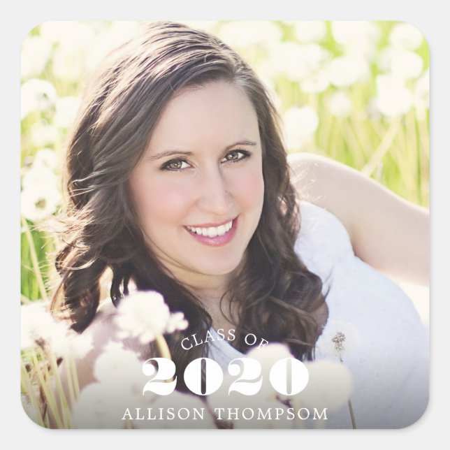 Pegatina Cuadrada Grad Photo Modern (Anverso)