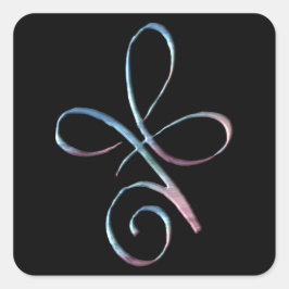 Pegatina Cuadrada Gradient Unconditional Love