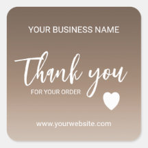 Gradiente de Mocha Negocios Agradecimiento 