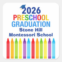 Graduación personalizada de preescolar 2026 Fiesta