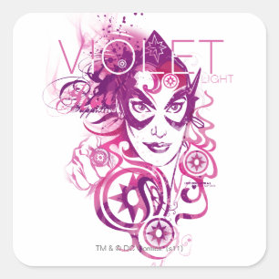 Pegatina Cuadrada Gráfico Star Sapphire 3