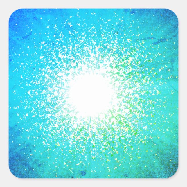 Pegatina Cuadrada Gran Bleu (Anverso)