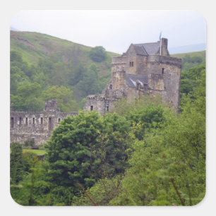 Pegatina Cuadrada Gran Bretaña, Reino Unido, Escocia,