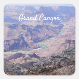 Pegatina Cuadrada Gran Cañón