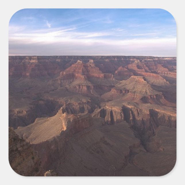 Pegatina Cuadrada Gran Cañón (Anverso)