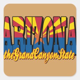 Pegatina Cuadrada Gran Cañón