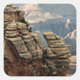 Pegatina Cuadrada Gran Cañón, Arizona