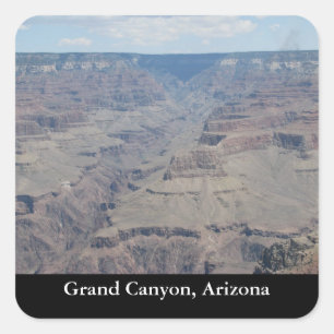 Pegatina Cuadrada Gran Cañón, Arizona