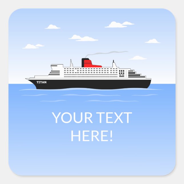 Pegatina Cuadrada Gran Fiesta de Pool (Anverso)