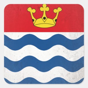 Pegatina Cuadrada Gran Londres