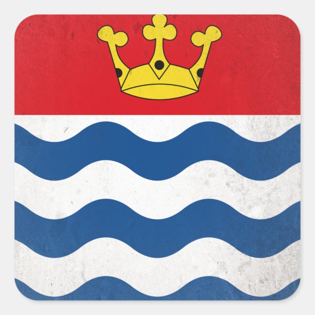 Pegatina Cuadrada Gran Londres (Anverso)