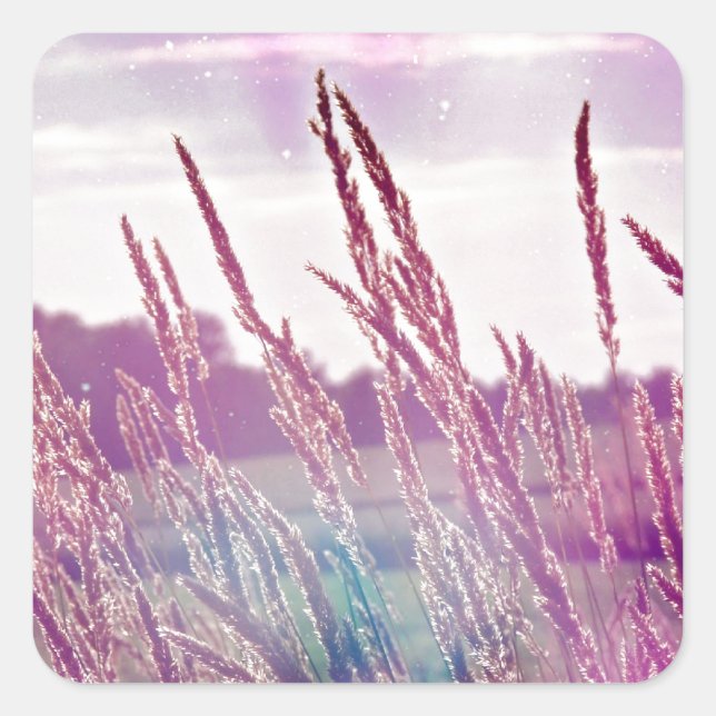 Pegatina Cuadrada Grasa mágica (Anverso)