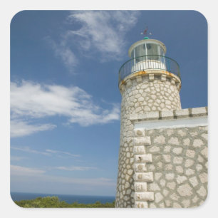 Pegatina Cuadrada GRIEGO, Islas Jónicas, ZAKYNTHOS, CABO SKINARI: