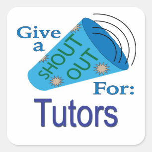 Pegatina Cuadrada Gritos para los tutores