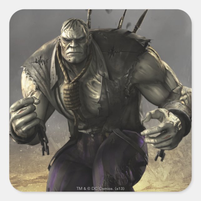 Pegatina Cuadrada Grundy (Anverso)