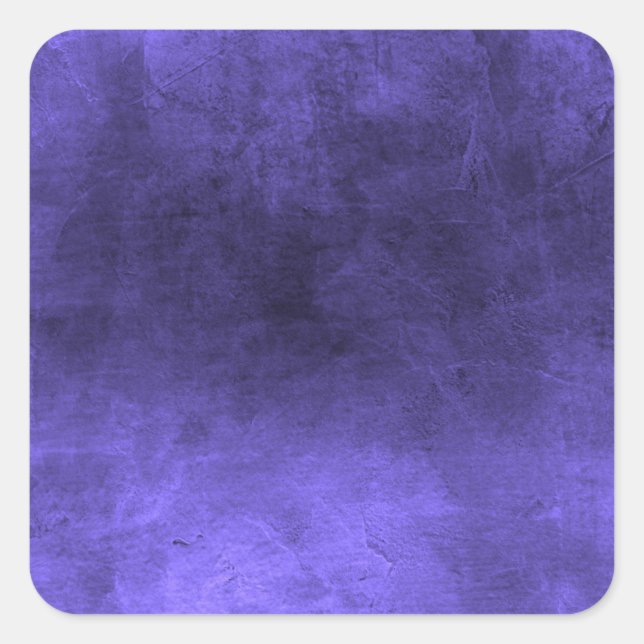 Pegatina Cuadrada Grunge Oscuro - Índigo (Anverso)