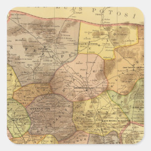 Pegatina Cuadrada Guanajuato