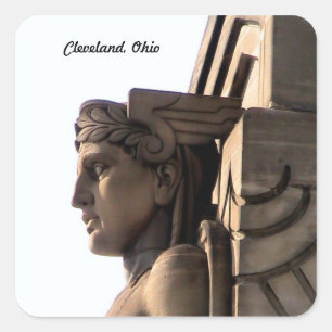 Pegatina Cuadrada Guarda del puente