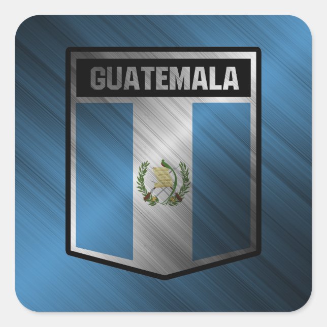 Pegatina Cuadrada Guatemala (Anverso)