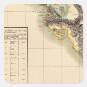 Pegatina Cuadrada Guatemala 76