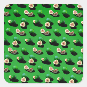 Pegatina Cuadrada Guava Fruta exótica