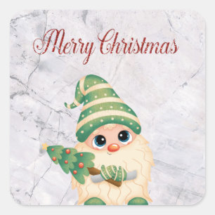 Pegatina Cuadrada Guay, Trendy. Hermosos Navidades