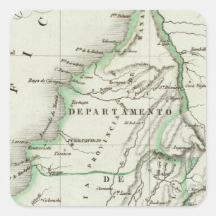 Pegatina Cuadrada Guayaquil