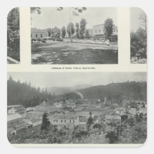 Pegatina Cuadrada Guerneville, California