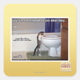 Pegatina Cuadrada guerra electrónica